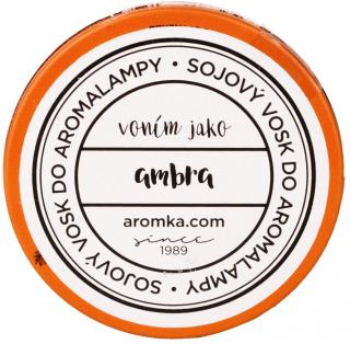 AROMKA Prírodný vonný vosk do aromalampy sójový, Ambra, 35 g