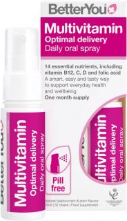 BetterYou MultiVit Oral Spray, Orálny sprej, 25 ml (128 strekov)