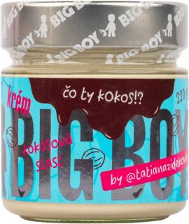BIG BOY Čo ty kokos - Proteínový krém s kokosom a mandľami, 220 g, by @tatianazidekova