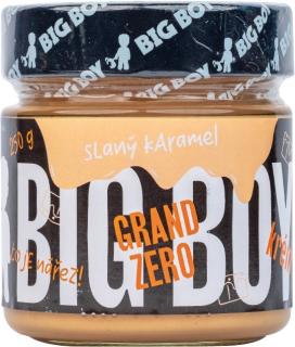 BIG BOY Grand Zero slaný karamel - Arašidový krém s príchuťou slaný karamel, 250 g