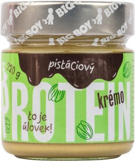 BIG BOY Protein Kremo pistáciový - Proteínový pistáciový krém, 220 g