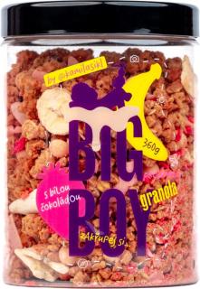 BIG BOY Proteínová granola s bielou čokoládou, 360 g, by @kamilasikol