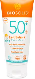 BIOSOLIS Detské opaľovacie mlieko SPF 50+, 100 ml