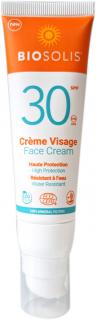 BIOSOLIS Opaľovací krém na tvár ANTI-AGING SPF 30, 50 ml
