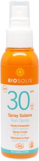 BIOSOLIS Sprej na opaľovanie SPF 30, 100 ml