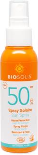 BIOSOLIS Sprej na opaľovanie SPF 50, 100 ml