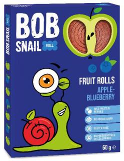 BOB Snail Ovocné rolky - Jablko/čučoriedka, 60 g