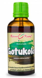 Bylinné kvapky Gotukola (gotu kola) - tinktúra, 50 ml