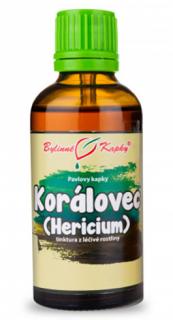 Bylinné kvapky Koralovec (Hericium, Lion's Mane) - tinktúra, 50 ml