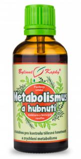 Bylinné kvapky Metabolizmus a chudnutie - tinktúra, 50 ml