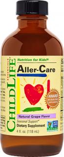 ChildLife Aller Care, Podpora imunity pre deti, Natural Hrozno, 118 ml