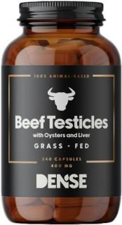 Dense Beef Testicles with Oysters and Liver, Hovädzie Semenníky, 400 mg, 240 kapsúl
