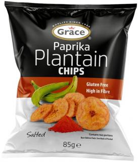 Grace Banánové chipsy paprika, 85 g