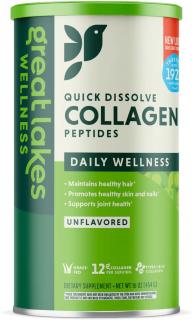 Great Lakes Collagen Hydrolysate, Hydrolyzovaný kolagén bez príchute, 454 g