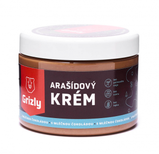 GRIZLY Arašidové maslo s mliečnou čokoládou 500 g