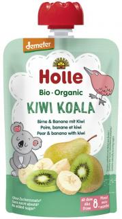 Holle BIO Kapsička - hruška s banánom a kivi, 100 g