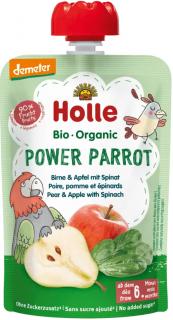 Holle BIO Kapsička - hruška s jablkom a špenátom, 100 g