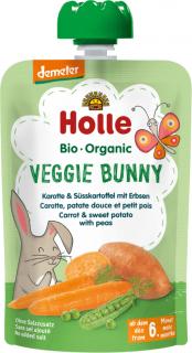 Holle BIO Kapsička - mrkva s batátmi a hráškom, 100 g