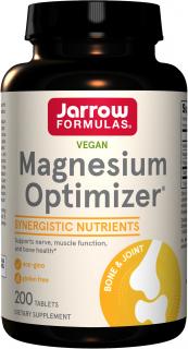 Jarrow Magnesium Optimizer, Malát horečnatý + B6, 200 tabliet