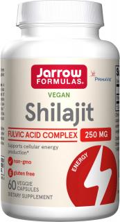 Jarrow Shilajit Fulvic Acid Complex, Komplex kyseliny fulvovej, 250 mg, 60 rastlinných kapsúl