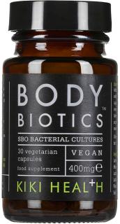 Kiki Health Body Biotics, 8 SBO bakteriálnych kmeňov, 400 mg, 30 vegán kapsúl