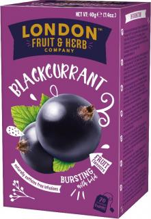 London Fruit & Herb Ovocný čaj s príchuťou Čiernych ríbezlí, 20 vrecúšok