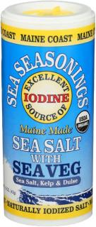 Maine Coast Sea Salt With Sea Veg, Morská soľ s Dulse & Kelp, 43 g