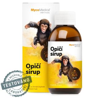 MycoMedica Opičí sirup, Kľud, 14 byliniek a vitálnych húb, 200 ml