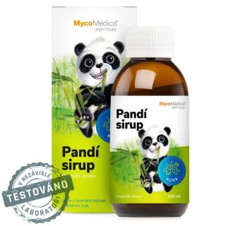 MycoMedica Pandí sirup, Pľúca, 16 byliniek a vitálnych húb, 200 ml