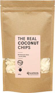 NATIOS BIO Kokosové chipsy, 200 g