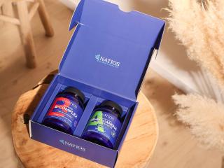 NATIOS Darčekový balíček na boj proti stresu - Ashwagandha + Vitamín B komplex