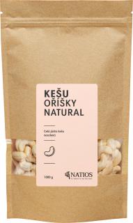 NATIOS Kešu oriešky natural ww320, Nesolené, 1000 g