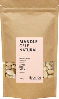 NATIOS Mandle, Celé lúpané jadrá, 1000 g