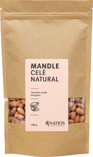 NATIOS Mandle, Celé nelúpané jadrá, 1000 g
