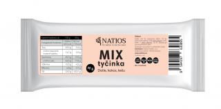 Natios Mix tyčinka - Datle, kokos, kešu, 40 g