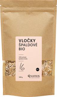NATIOS Špaldové Vločky BIO, 1000 g