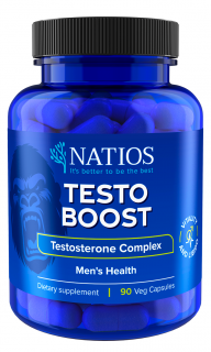 NATIOS TestoBoost, Komplex 11 zložiek, 90 vegánskych kapsúl