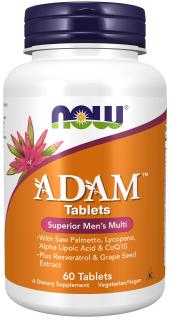 NOW FOODS Adam, Multivitamín pre mužov, 60 tabliet
