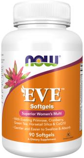 NOW FOODS Eve, Multivitamín pre ženy, 90 softgel kapsúl