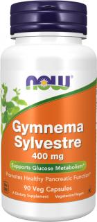 NOW FOODS Gymnema Sylvestre, 6:1 Extract, 400 mg, 90 rastlinných kapsúl