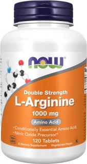 NOW FOODS L-Arginine, 1000 mg, 120 tabliet