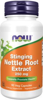 NOW FOODS Stinging Nettle Root Extract, Žihľava, 250 mg, 90 rastlinných kapsúl