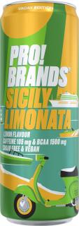 PROBRANDS BCAA Drink Sicily Lemonata Citrón, 330 ml