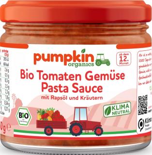 Pumpkin Organics BIO Omáčka na cestoviny 250 g - Paradajková zeleninová (12. mesiac)