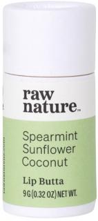 Raw Nature Natural Lip Balm, Prírodný balzam na pery - Spearmint, 9 g