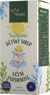 Serafin Detský sirup Serafínkov - Učenie a pozornosť, 200 ml