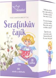 Serafin Serafínkov čajík - Detský bylinný čaj porciovaný, 20 sáčkov