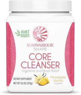 Sunwarrior Core Cleanser, Tráviaca zmes, Ananás a vanilka, 270 g