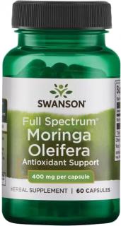 Swanson Moringa Oleifera, 400 mg, 60 kapsúl