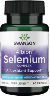 Swanson Selenium complex, 200 mcg, 90 kapsúl